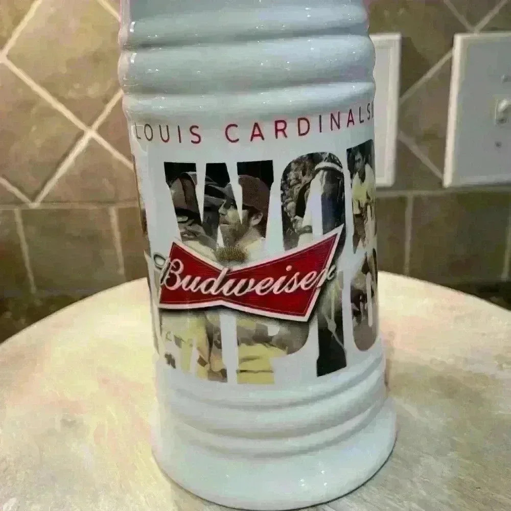 St. Louis Cardinals 2011 Champions, Budweiser, Ceramic Beer Stein - Picture 3 of 8